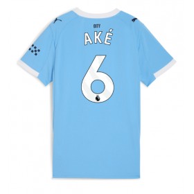Damen Fußballbekleidung Manchester City Nathan Ake #6 Heimtrikot 2025-26 Kurzarm